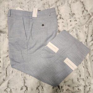 Murano Men's Alex Slim Fit Pants – Blue Patterned | 32x34